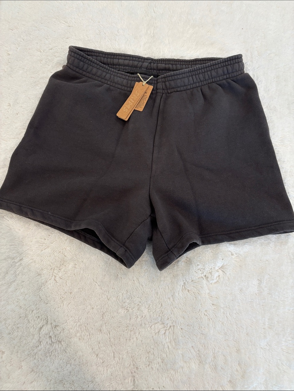 SKIMS Black Lounge Shorts